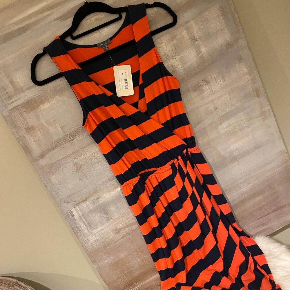 Lilla. P Striped Maxi Dress - Picture 1 of 11